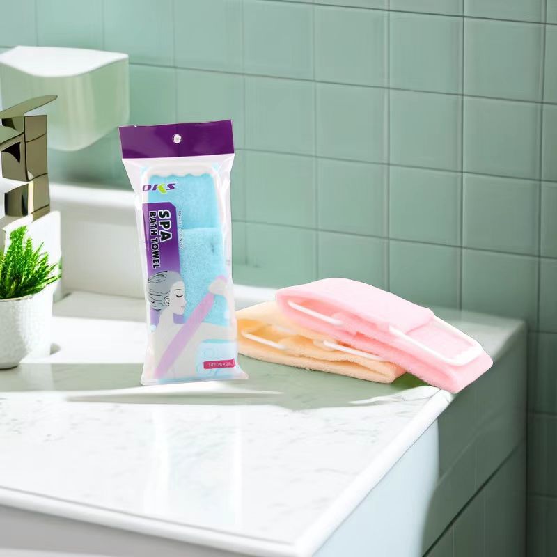 Three-Layer Eight-Figure Sponge For Adult Bath Sponge For Child Bath Foam Sponge For Bath Oks details Picture