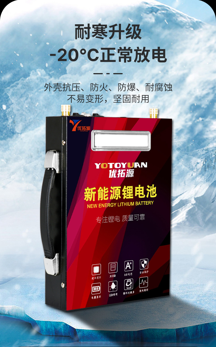 Wholesale of portable outdoor large-capacity 12V lithium battery ternary polymer mobile power banks, electrical and electronic batteries pic 14