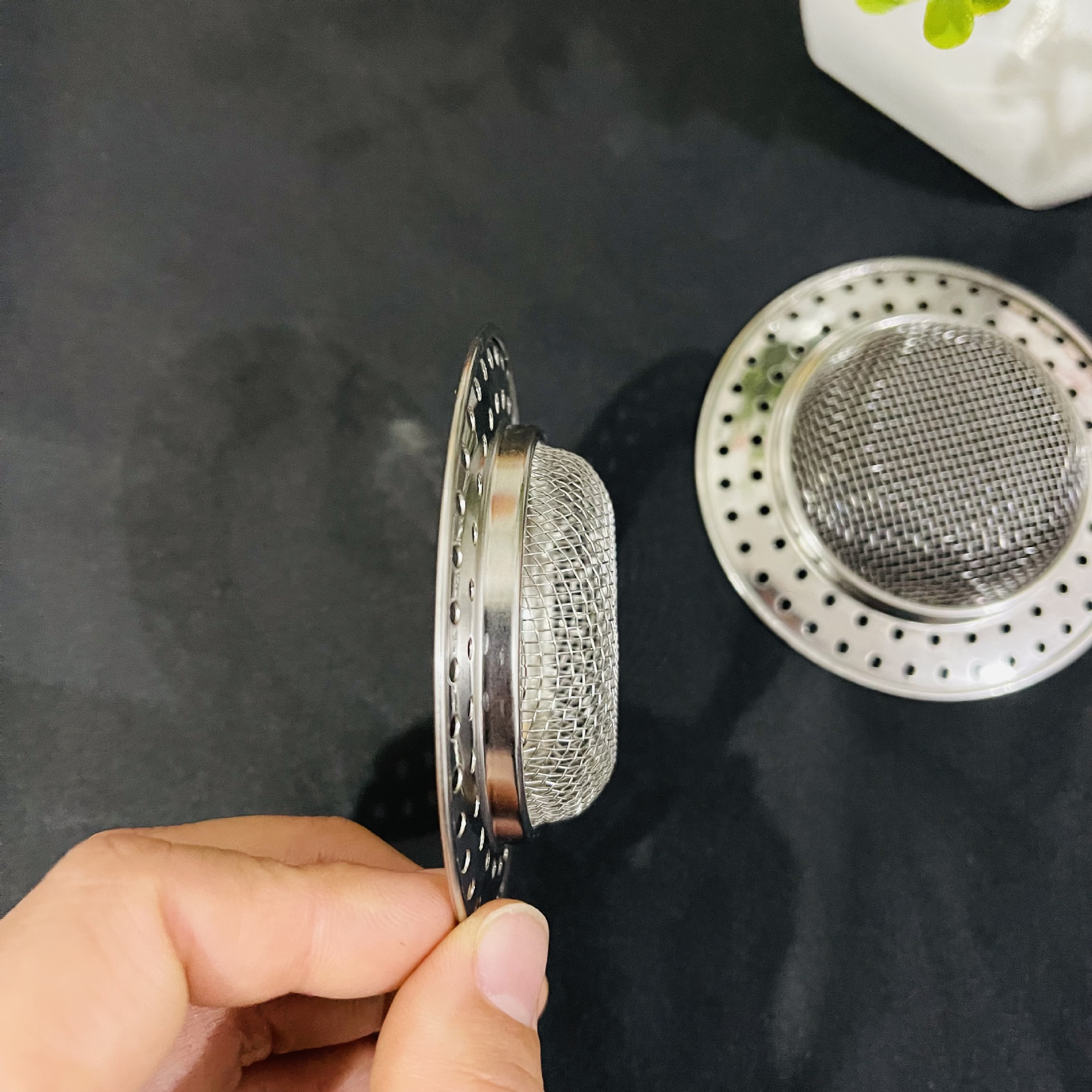 【2-1区】7.8公分【宽边地漏】 1200/箱厨房水槽通用款不锈钢过滤网菜盆下水道垃圾过滤网水槽漏塞头1元产品图