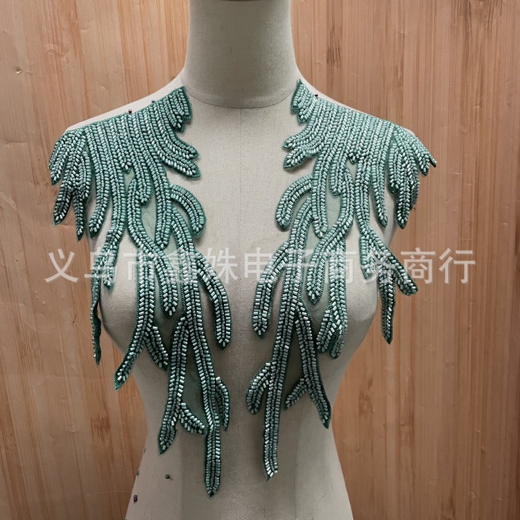 New in-stock lace beaded embroidery matching dress decoration sofa accessories diy clothing accessories and accessories details Picture