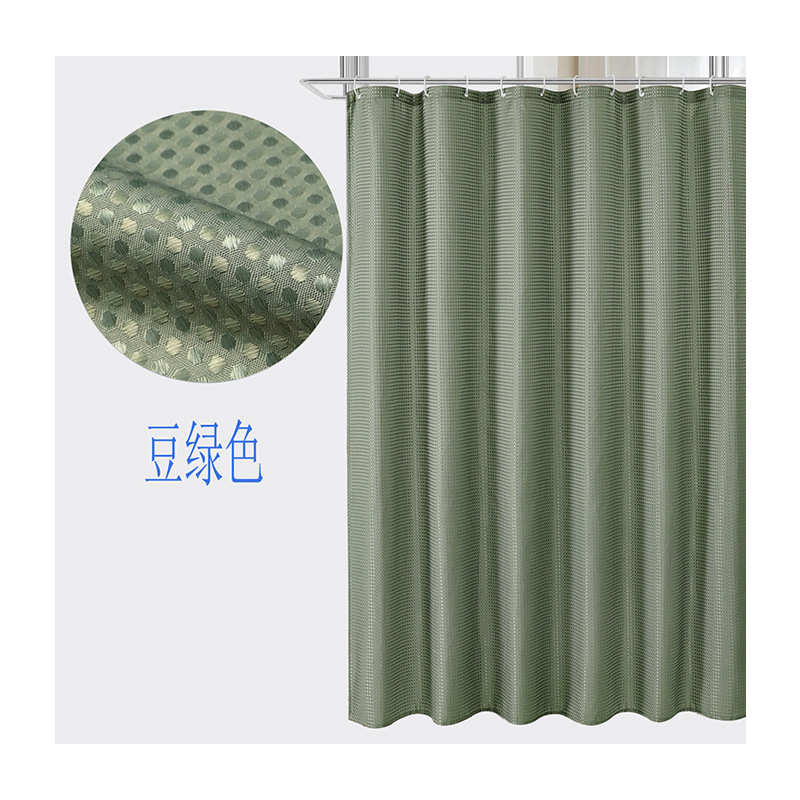 浴帘/屏风隔断/窗帘布料/curtain/折叠浴帘白底实物图