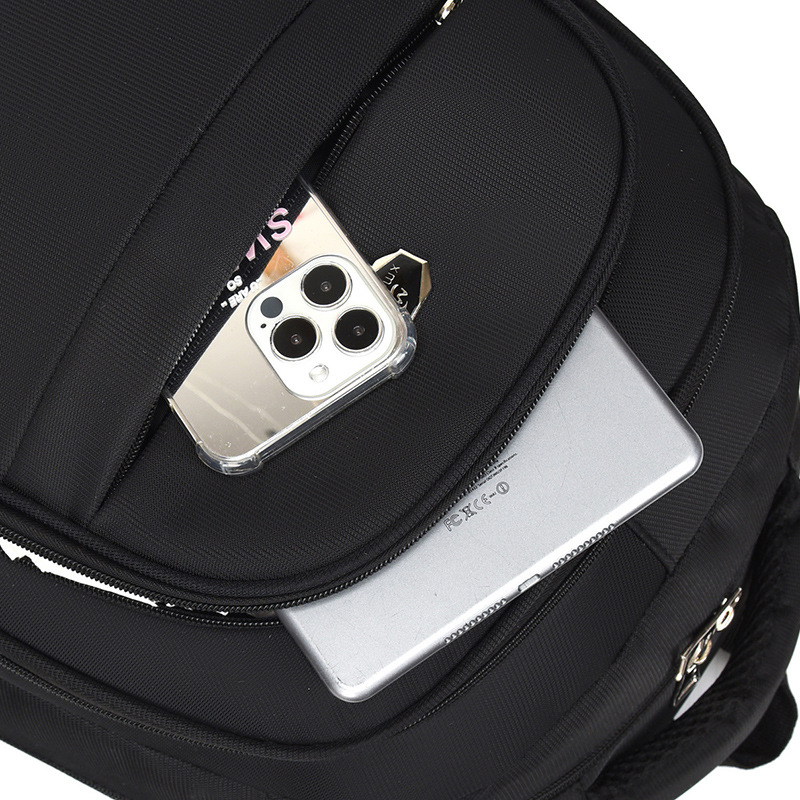 Backpacks, men's luggage bags, large-capacity travel bags, business trip backpacks, business computer bags, college students' logo-printed schoolbags details Picture