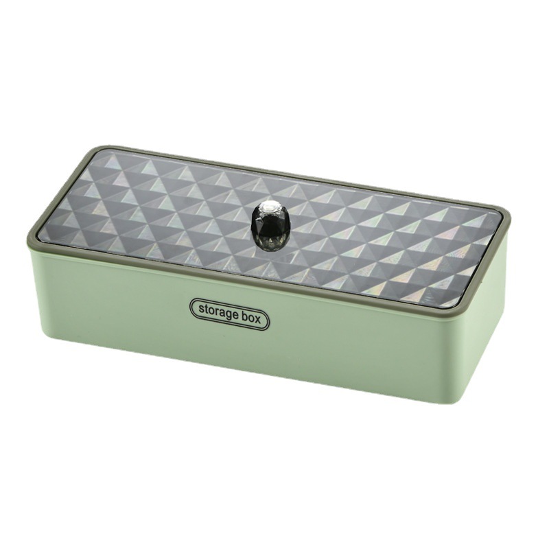 钻石纹带盖勺/翻盖筷子架托/家用带沥水餐白底实物图