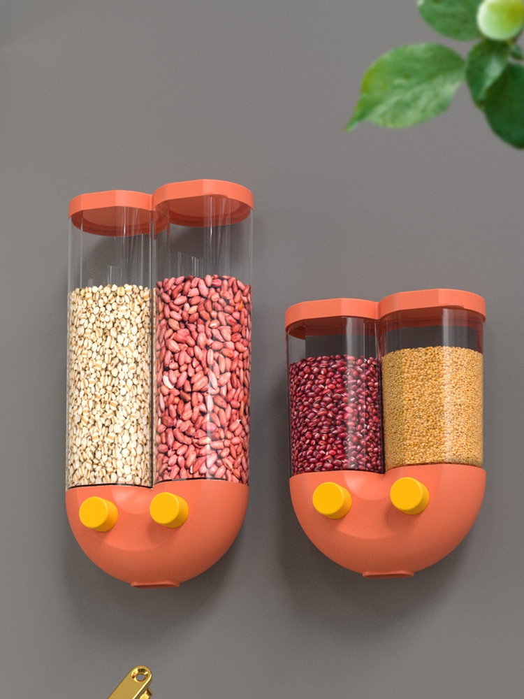 Hot-selling plastic wall-mounted press-sealed storage tanks for grains and cereals. Wall-mounted storage tanks for grains and cereals details Picture