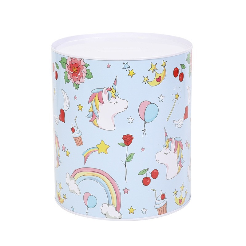 CK635 self-owned brand cartoon unicorn large piggy bank, children's creative gift, student gift, Kulomi book safe design Item Picture