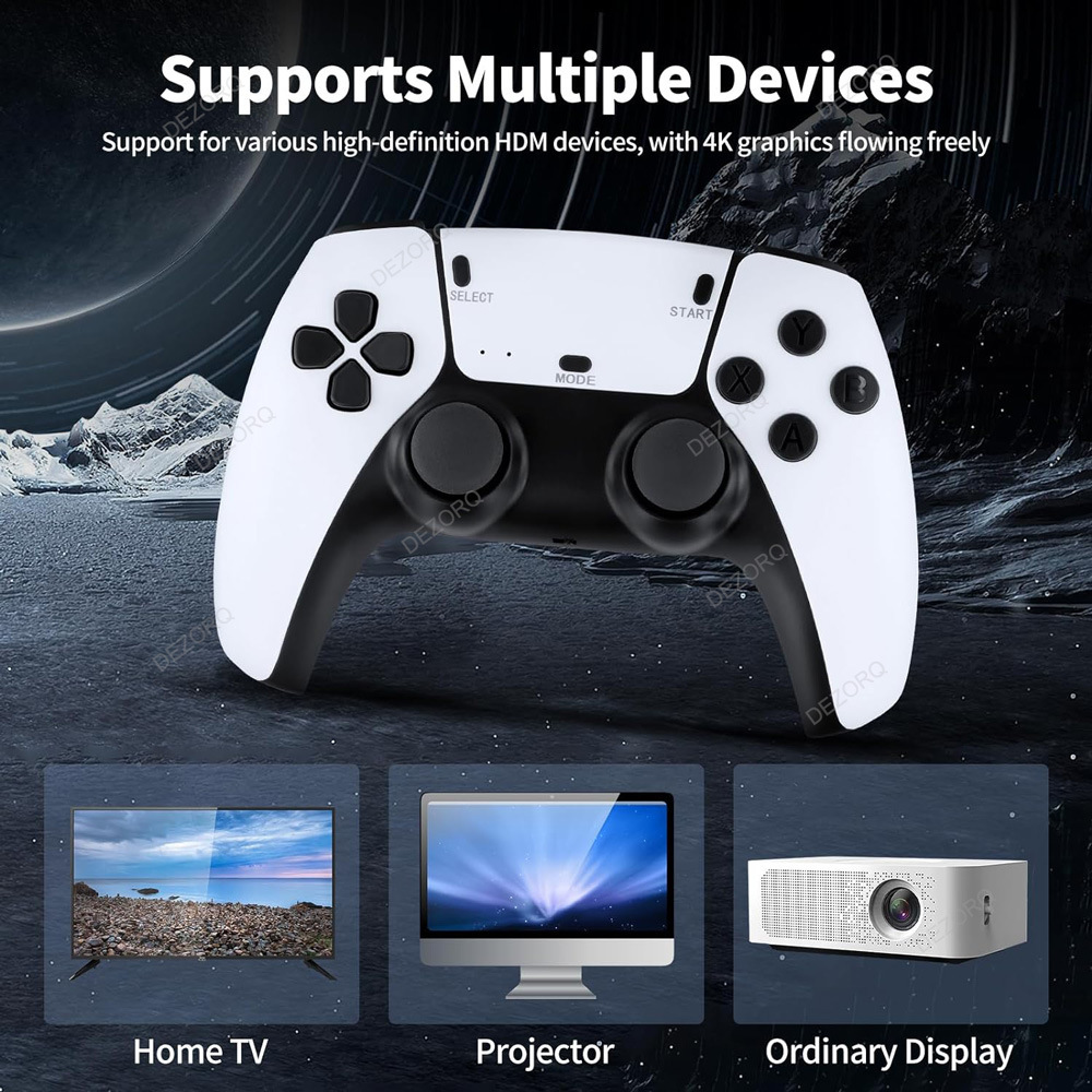 ألعاب الفيديو التلفزيونية ذات المقابض اللاسلكية المزدوجة المزدوجة لألعاب الفيديو HDMI HHDMI HDME، لعبة رباعية K pic 3