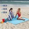 新款沙滩垫户外超轻防潮垫防水野营野餐垫口袋便携防沙涤纶沙滩垫图