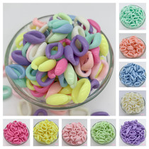 Macaron plastic acrylic open loop chain fasteners Color fasteners Bag Mask chain diy accessories