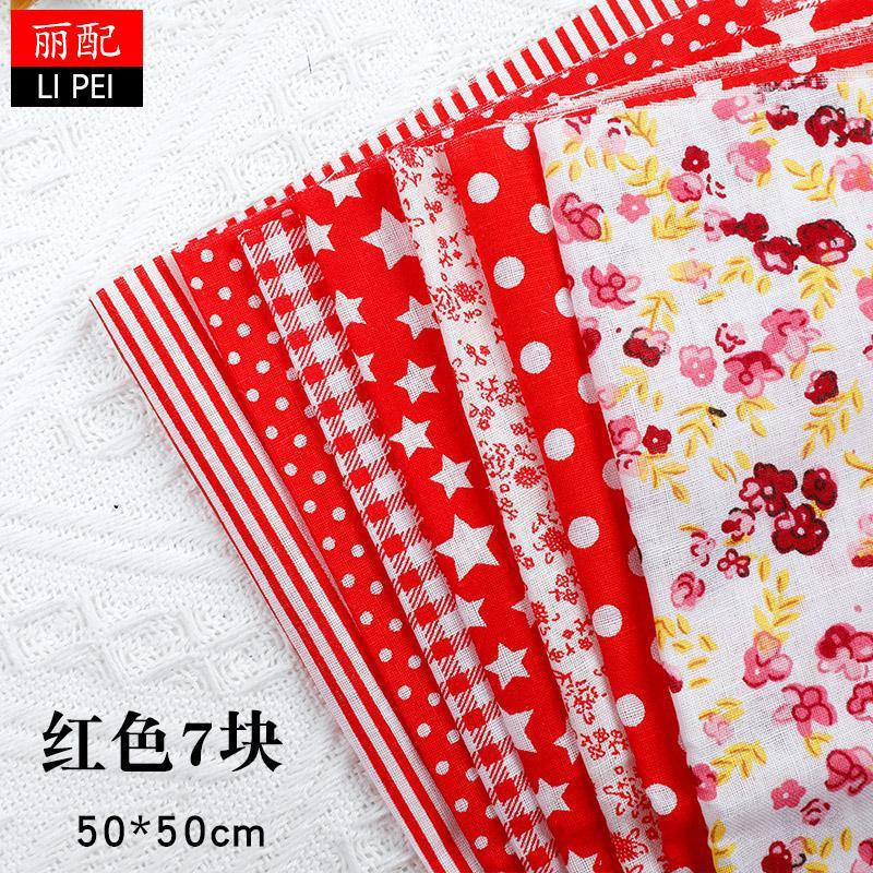 手工布片拼布细节图