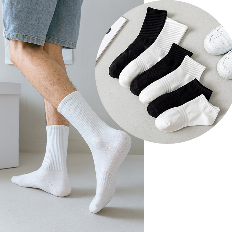 Calcetines de suelo one piece suplex calcetines de hombre calcetines deportivos de caña media transpirable negro blanco pareja medias de hombre y mujer medias de baloncesto primavera verano calcetines slim one piece suplex pic 8