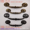 Antique Chinese and American double-hole handles, zinc alloy drawer handles, European simple handles, double-seat pull rings, hardware accessories Application Scenario