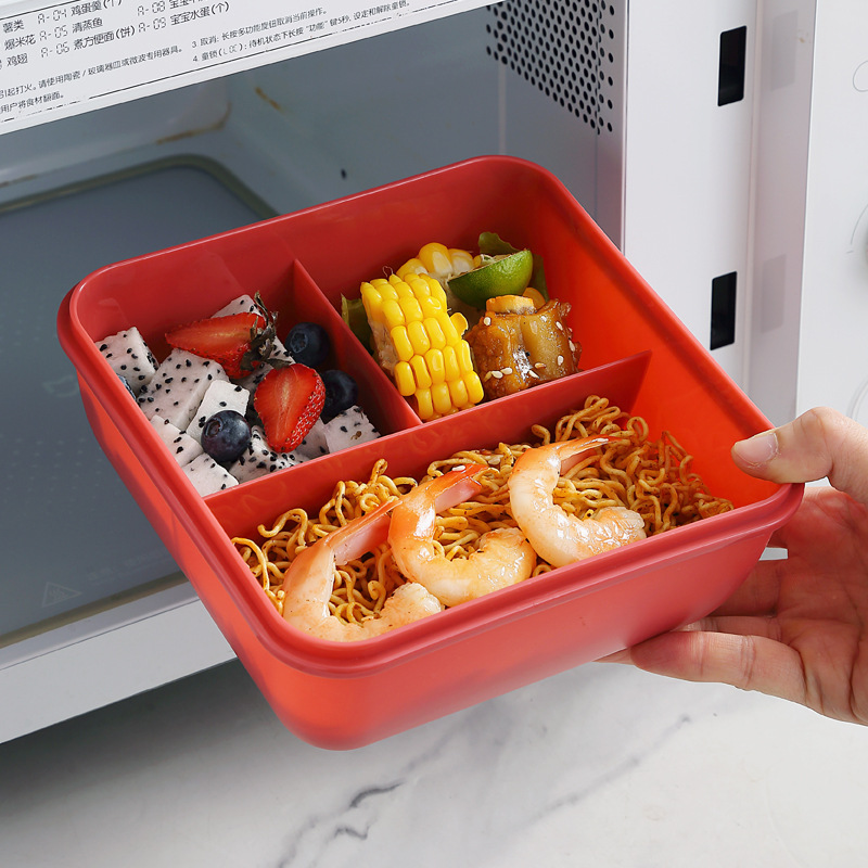 食品级轻食便白底实物图