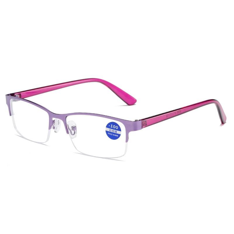 2025 New anti-blue light flat glasses, fashionable and trendy myopia glasses 3036 Application Scenario