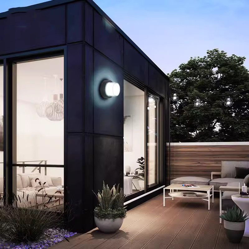 Wall lamps, column head lamps, outdoor dual-purpose and multi-purpose courtyard lamps, fence outdoor waterproof lamps, villa gate wall and column lamps Specification image