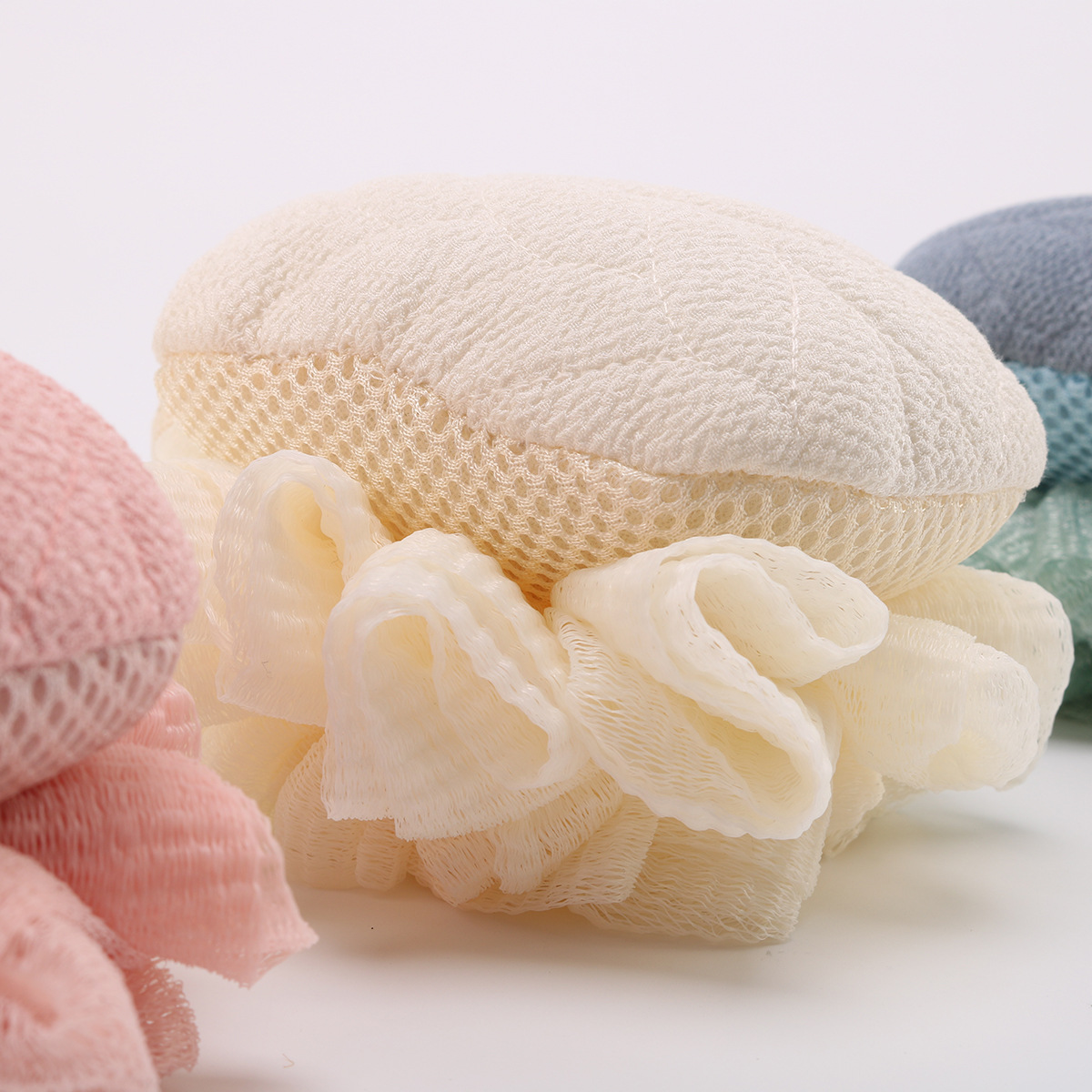 Wheathead Bath Flower Foaming Non-Dispersing Fashion Ins Soft Skin For Men And Women Bath Large Bath Ball Bath Flower Application Scenario