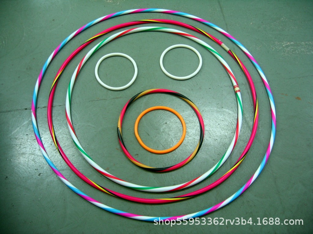 Hula Hoop Hoop Training In Plastic Circle In Children's Kindergarten With Hula Hoop Sports Teaching In Artistic Gymnastics details Picture