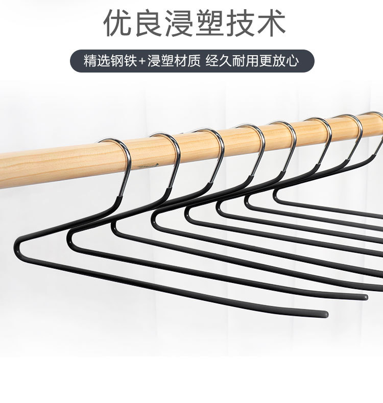 鹅形衣架家用挂衣无痕防滑晾衣架宿舍用学生防肩角晒衣撑衣服架子详情6