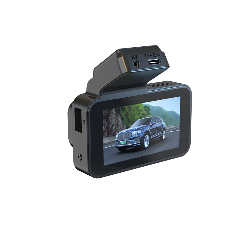 New 3-Inch Dashcam 2K Ultra Hd Free Night Vision Gps 4K Dual-Lens Dashcam Specification drawing
