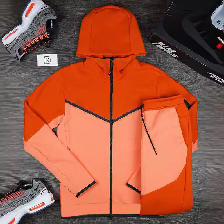 男士休闲套装实物图