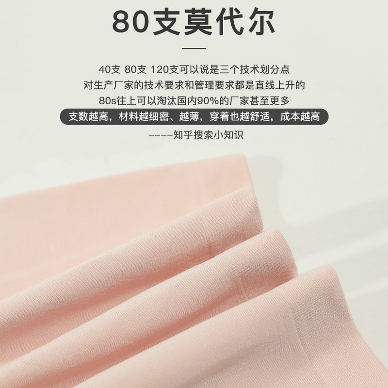 High-end new 80-pair Modal underwear for women's summer, antibacterial pure cotton crotch, comfortable mid-waist, large-sized seamless underwear for women Application Scenario