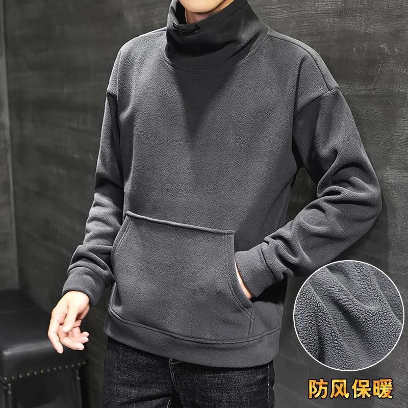 半高领卫衣男产品图