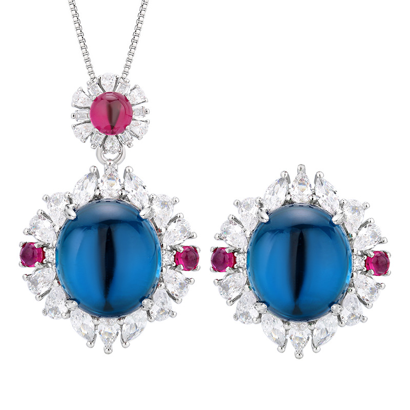 أزياء مصنوعة من الحديد الزرق والأزرق Item Picture