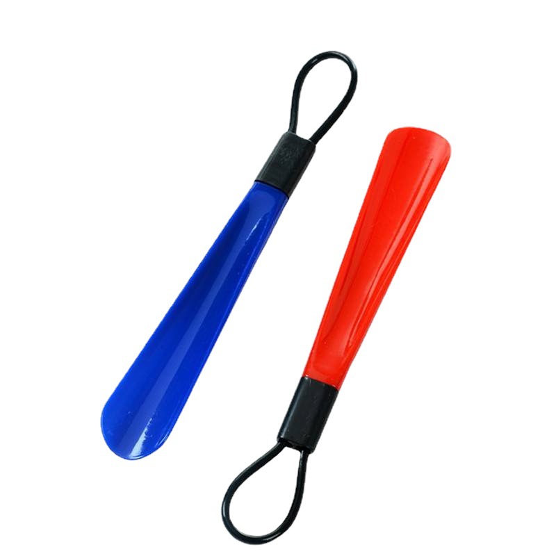 Wholesale of hanging shoe pullers, colorful plastic large shoe pullers, shoe threading tools, large shoe pullers, shoe lifting tools, shoe pulling and pulling, shoe accessories Item Picture