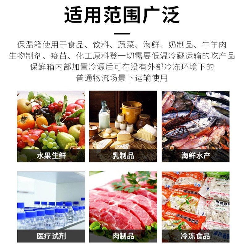 Aluminum foil cartons, direct sales from Hehong factory, foam boxes, insulated cartons, express delivery and takeout packaging, refrigerated transportation wholesale Application Scenario