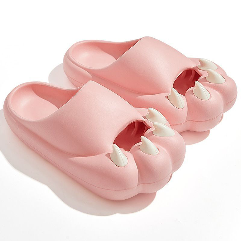 Ladies Summer Outdoor Wear Indoor Home Thick Soles Non-Slip Cute Cat Claws Bao Head Eva Slippers Application Scenario
