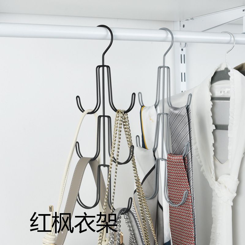 shein Amazon's best-selling multi-layer bag hanger, wrought iron handbag, belt hook, and home coat and hat storage rack full figure