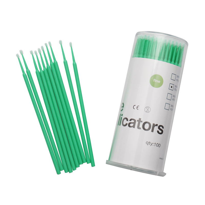 Wholesale 100 pieces per bucket of eyelash extension cleaning cotton swabs, disposable tattoo cotton swabs, makeup cleaning sticks, and medicine application sticks shanilak Application Scenario