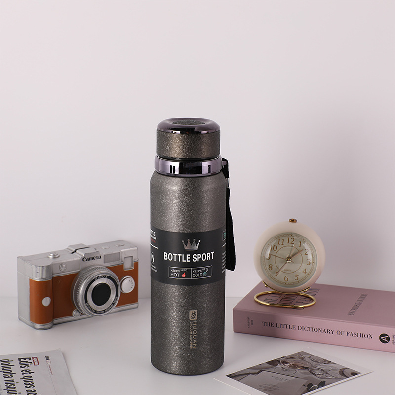 Manufacturers Directly Supply 316 Stainless Steel Vacuum Cup 1000M Large Capacity Business Water Cup Portable Outdoor Sports Kettle Item Picture