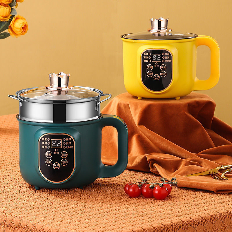 Household Rice Cooker Multi-Functional Mini Smart Electric Boiling Pot Small Electric Pot Small Electric Wok One Electric Hot Pot Dormitory details Picture