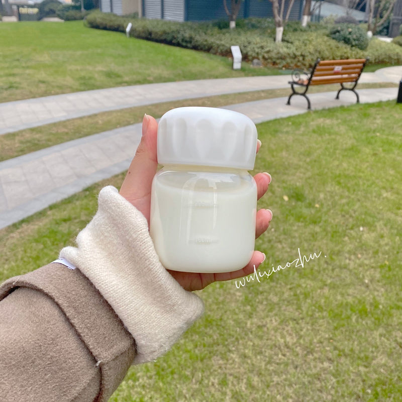Transparent Ribbon Scale Mini Water Cup Small Fat Glass Teacup Girls Children Home Leisure Gift Water Cup Custom Application Scenario