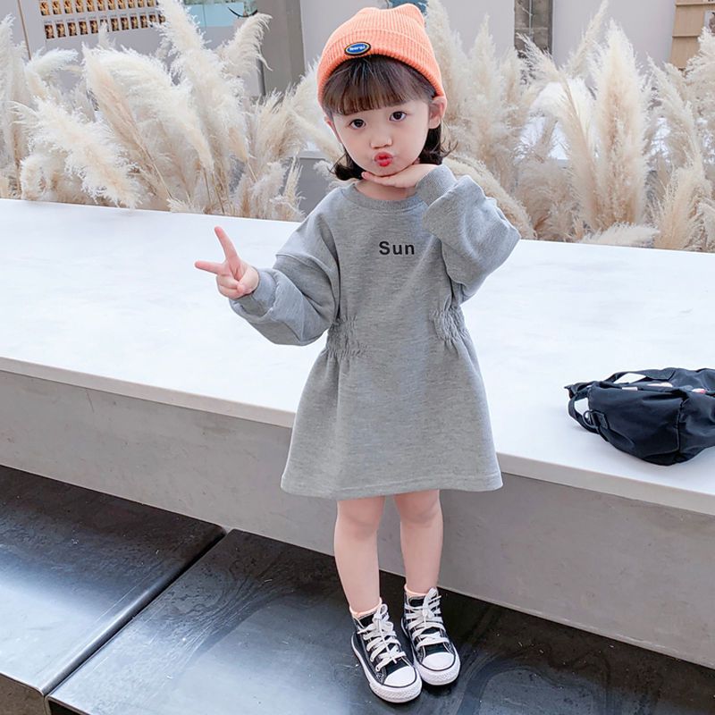 女童连衣裙秋装2024新款宝宝衣服洋气时髦儿童秋季裙子小童公主裙