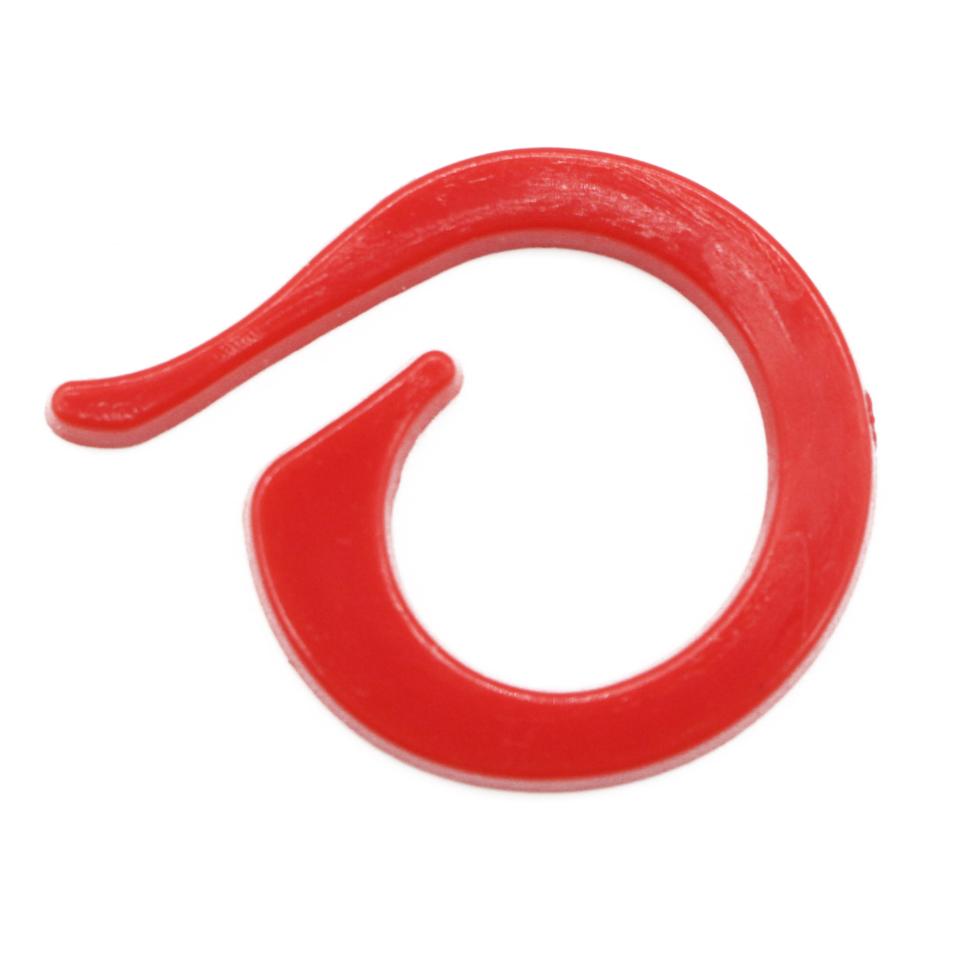 Al por mayor 1000pcs sweater color candy weaving tool marcador hebilla de plástico abierto comma circle embalaje de bolsa transparente Item Picture