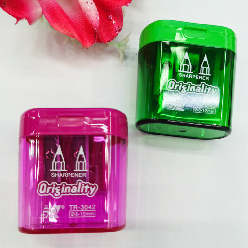 Creative and cute pencil sharpeners with large and small holes for students and children, pencil sharpeners, gifts and prizes for kindergartens and primary schools