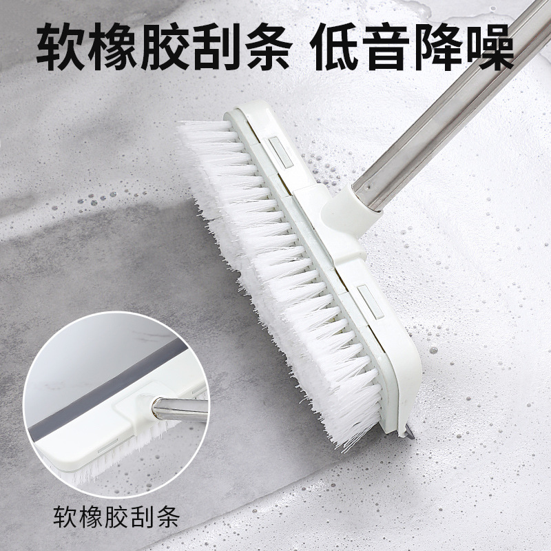 Hard-bristled brush, bathroom floor brush, long-handled bathroom cleaning brush, floor gap brush, toilet cleaning wonder, floor scrubber Application Scenario