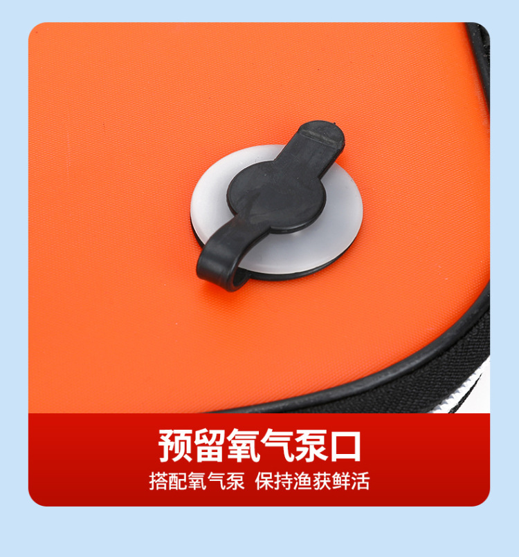 Fishing bucket, EVA folding thickened fishing box, live fish bucket, hand-held shoulder fish box, wholesale fishing gear, fishing box pic 29