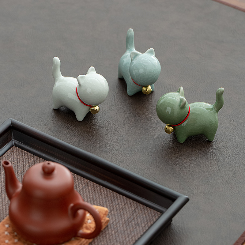 招财猫/暴力熊/茶壶/陶瓷零钱罐/花瓶摆件细节图