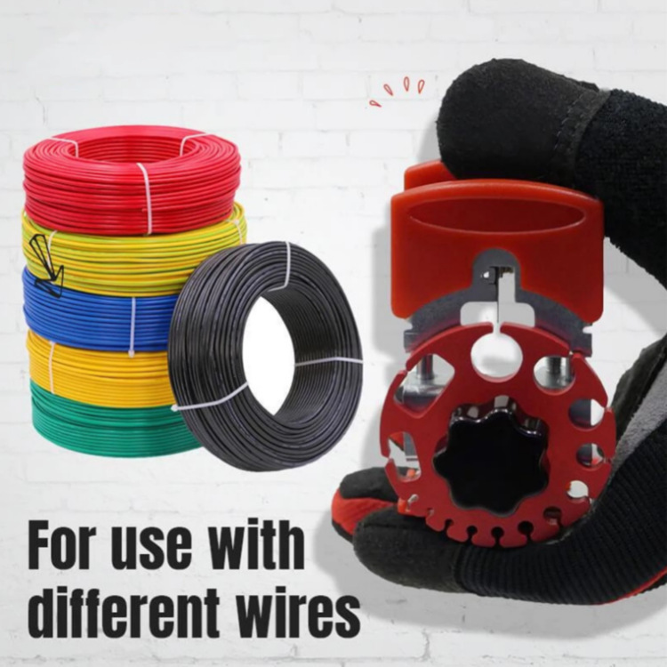 مفرقعة عبر الحدود من طراز Handheld Quick Stripper المزودة بأجهزة تقطيع الأسلاك السريعة Specification image