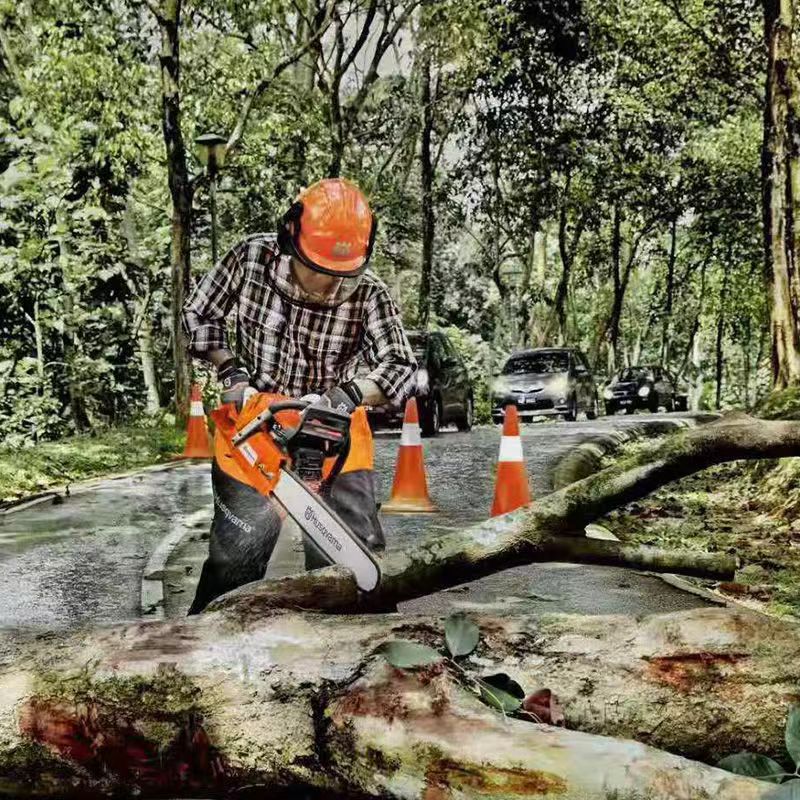 Swedish Fushwa Chainsaw 125/130/T435/450/365 High Power Gasoline Saw Huswarner Logging Saw Specification drawing