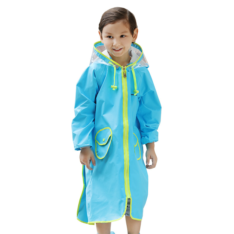 Cin-Feiman Children's Raincoat Baby Outdoor Raincoat With Schoolbag And A Piece Of Hair Item Picture