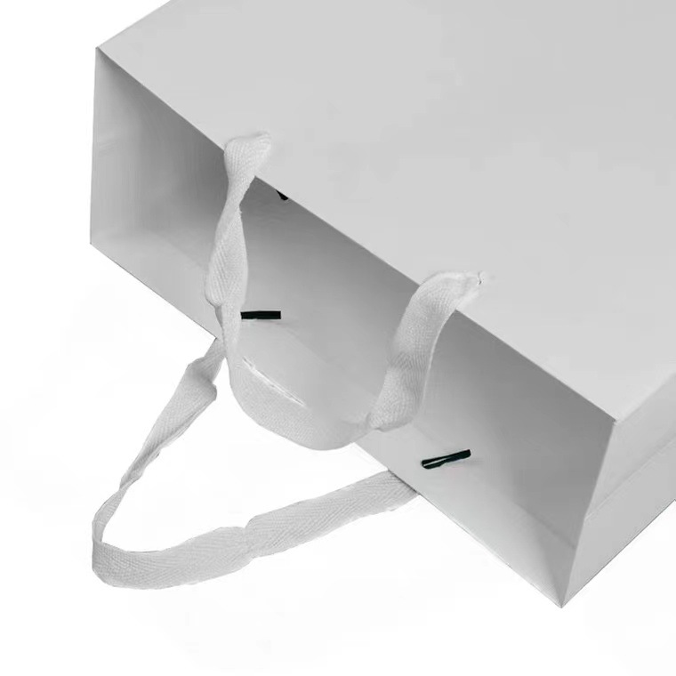 礼品袋/定制纸袋/纸袋制作商/纸袋/茶叶包装牛皮纸白底实物图