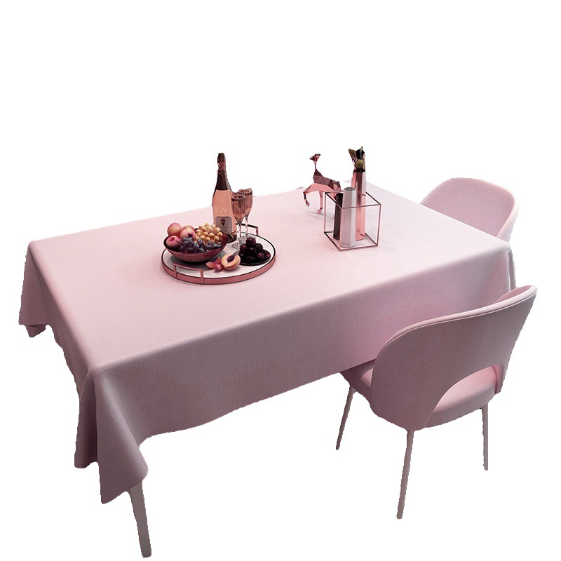 No-wash, waterproof and oil-resistant PVC tablecloth, popular Instagram home simple solid color tablecloth, coffee table, desk and tablecloth wholesale Item Picture
