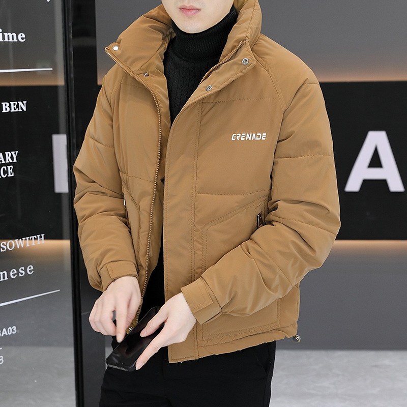 Autumn and winter thick men's cotton clothing, 2024 new down cotton coat, men's cotton-padded jacket, bread, winter details Picture