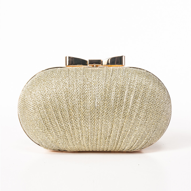 Fresh And Sweet Bow Dinner Bag Bundy Fine Flash Shoulder Bag For Women Holding Crossbody Bag Manufacturers Wholesale Item Picture