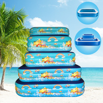 Inflatable pool Thickened children's pool Baby home inflatable pool adult outdoor slide paddling pool