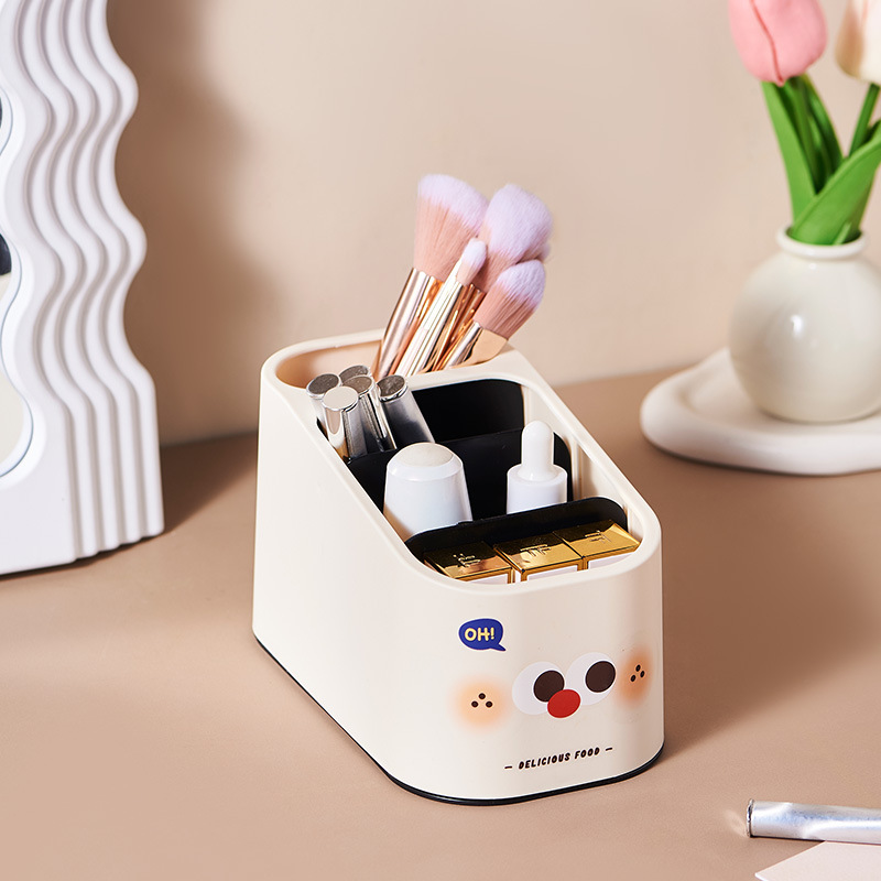 G56 Desktop Storage box, creative cartoon stationery storage, office sundries placement, living room coffee table, remote control shelf Application Scenario