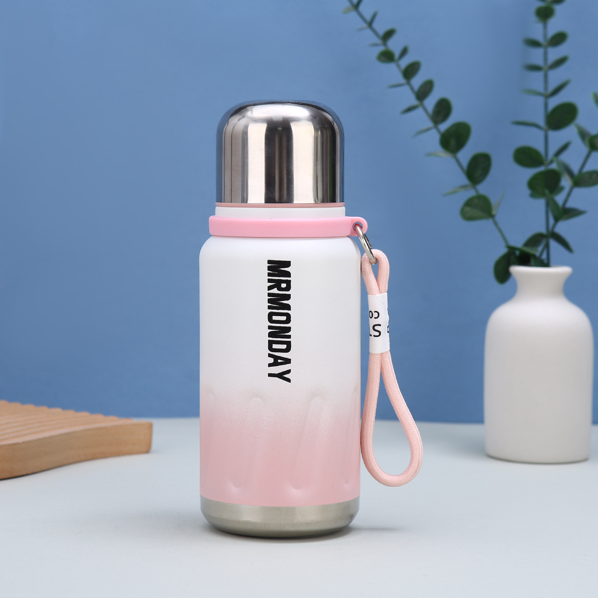 316 Stainless Steel Cannon Thermos Cup Large Capacity Tea Separation Rope Sports Kettle Outdoor Accompanying Water Cup Specification drawing